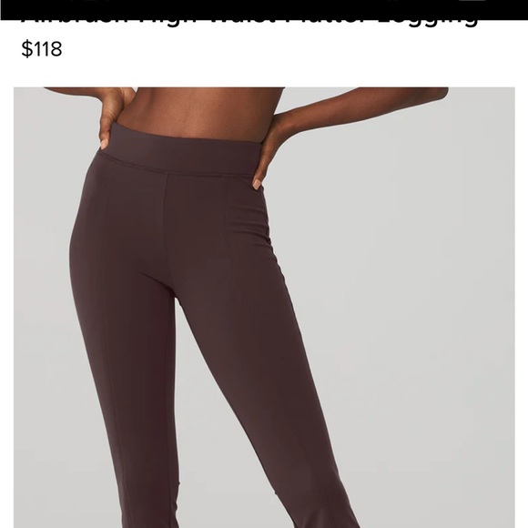 NWOT Alo Airbrush High-Waist Flutter Legging Limited Edition Color - Picture 2 of 7